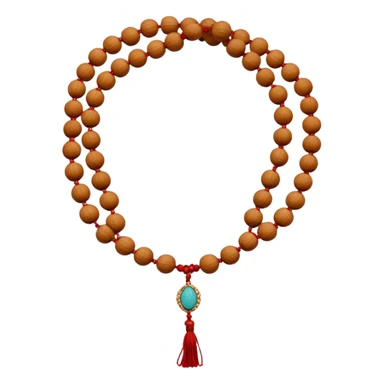 Prayer Beads white Rudraksha sticker