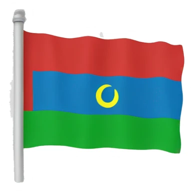 Dagestan flag  sticker