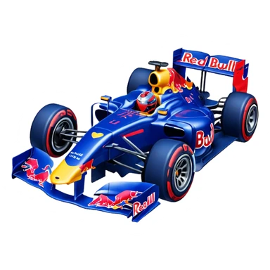 adentro de un corazon quiero un carro de Formula 1 estilo RedBull sticker