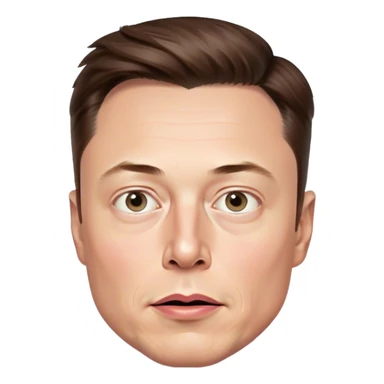 Elon Musk with a mind being blown sticker
