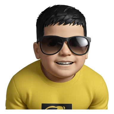 cool dude in sunglasses sticker