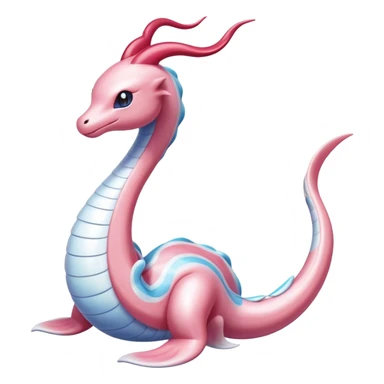 Milotic-Dragonair-Dratini-hybrid, full body sticker