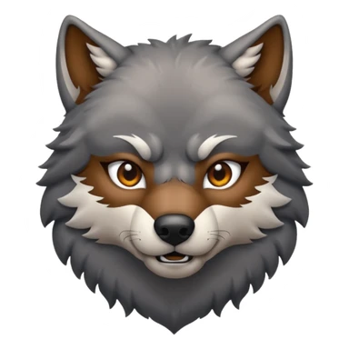Wolf that is manly sticker