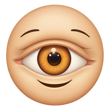 eye twitch smiling emoji  sticker