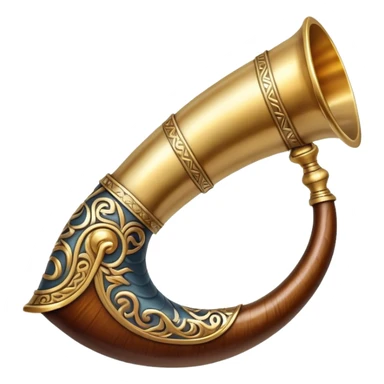 viking war horn sticker
