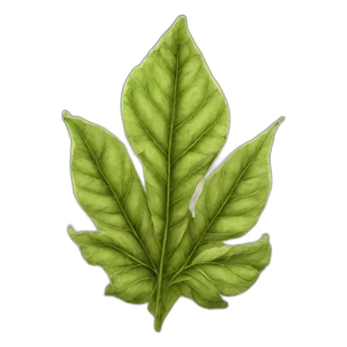 Tobacco leaf sticker