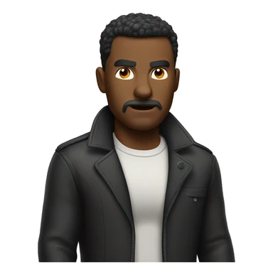 a man with an explosive attitude sticker