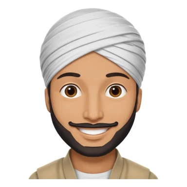 Muslim men wearing turbans sticker