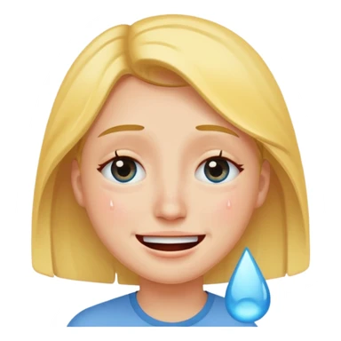 a person smiling filters for eyes and crying sticker