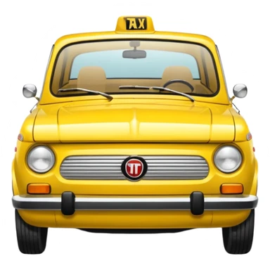 fiat 125 taxi sticker