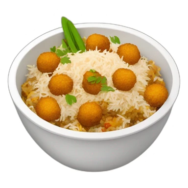 biriyani in a bowl sticker