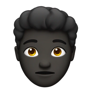 A black broken heart sticker