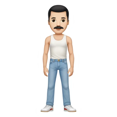 freddie mercury full body sticker