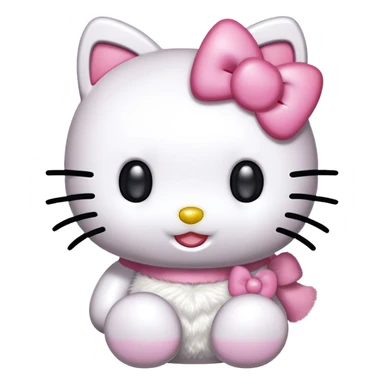 Hello kitty smiling  sticker