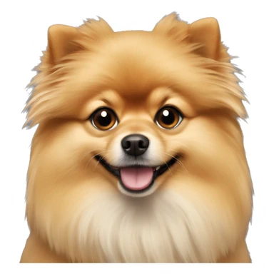 Pomeranian yorkshire dog sticker