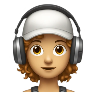 Adolescent qui a les cheuveux marron la peau blanche et qui joue a la console avec un casque sur la tete  sticker