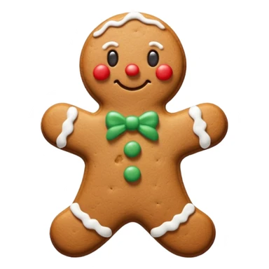 Gingerbread stylised sticker