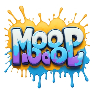 Graffiti the word MOD sticker