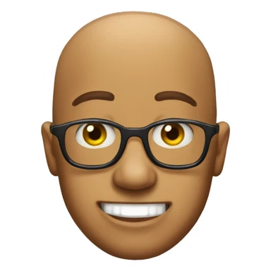 Bald black men wearing a spongebob shirt sticker