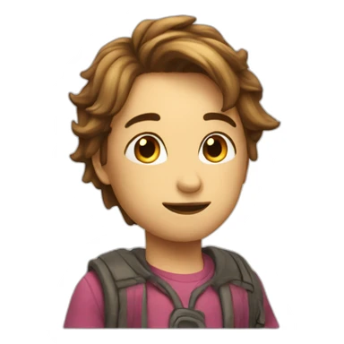 chat qui fait un bisous  sticker