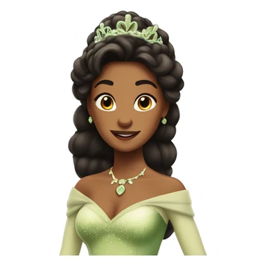 tiana princess sticker