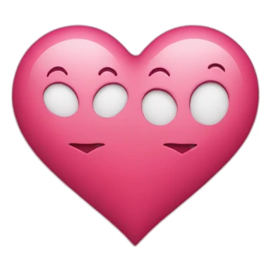 Heart with M and V sticker