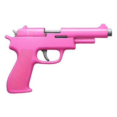 pink gun sticker