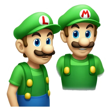 Mario and luigi sticker