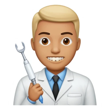 Dental thug boss sticker