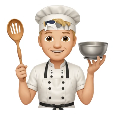 gordon ramsay chef holding whisk and bowl sticker