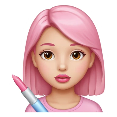 lip gloss kid sticker