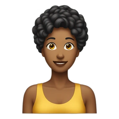 Women uno game sticker