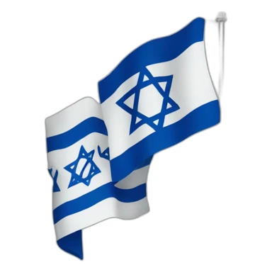 flag lift Israel sticker