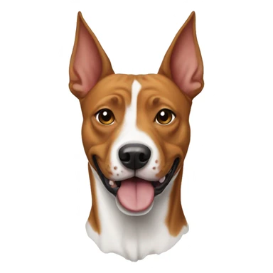 Pit bull basenji sticker