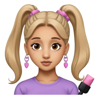 ariana grande ponytail 2025 sticker