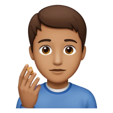 an icon of a person with a small chip next to him sticker