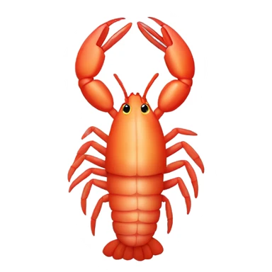 shrimp heart adorned with shrimp garland  sticker