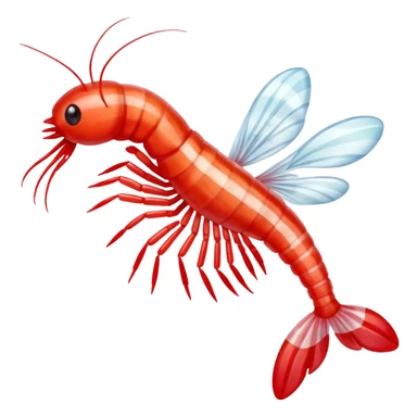 Candy shrimp sticker