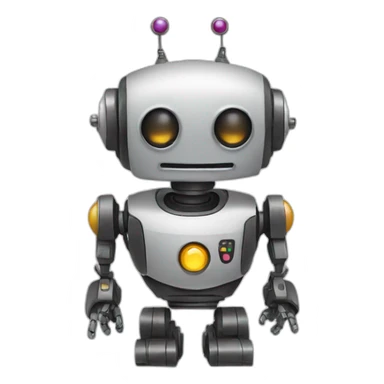 happy birthday robot  sticker