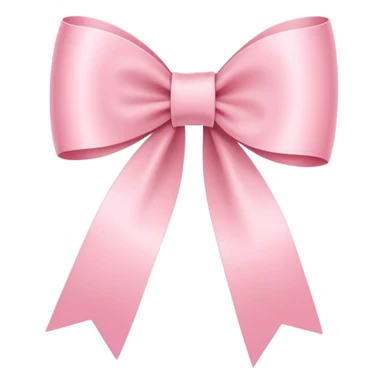 Super ultra-thin and stretched ribbon bow, as narrow as possible, single loop, no extra loops, no fluffy or rounded shapes, only one long and sleek ribbon, delicate, minimalist, NO DOUBLE LOOPS, NO THICKNESS, ONLY A SINGLE SLIM LINE pink sticker
