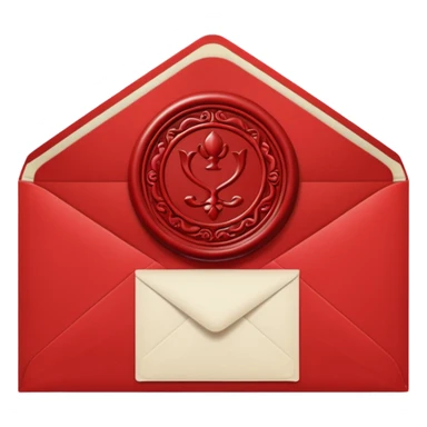 wax seal envelope sticker