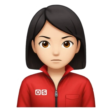 Tokyo in the la casa de papel TV show sticker