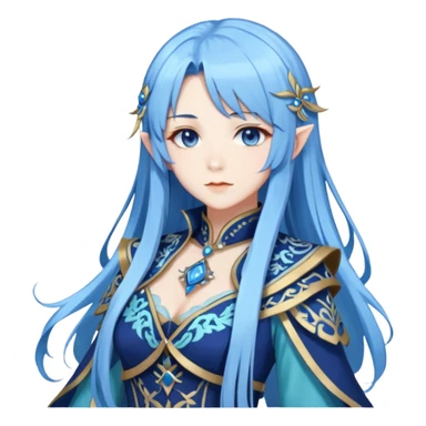 Furina from Genshin Impact sticker