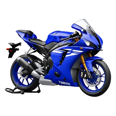 Yamaha YZF (Sportbike) - Yamaha YZF-R1 (Model Year: 2022) (Iconic colour: Blue) sticker