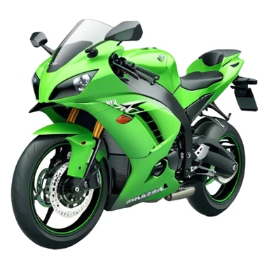 Kawasaki Ninja (Sportbike) - Kawasaki Ninja ZX-10R (Model Year: 2022) (Iconic colour: Green) sticker