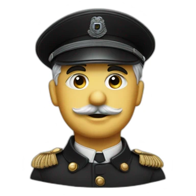 Charlie Chaplin with a German military cap sticker