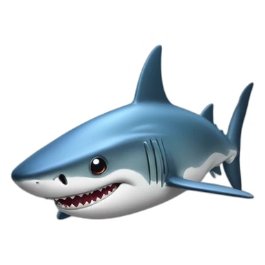 Requin qui fait dodo sticker