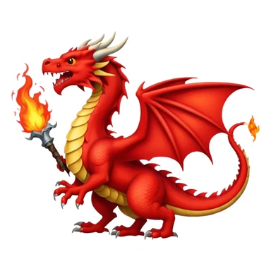 Red Welsh dragon sticker