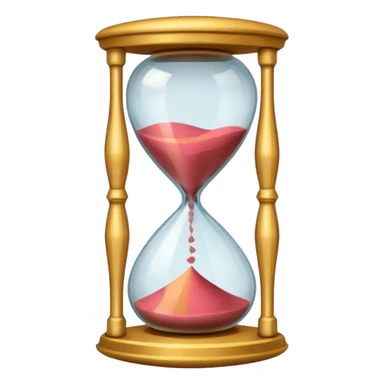 Hourglass sticker
