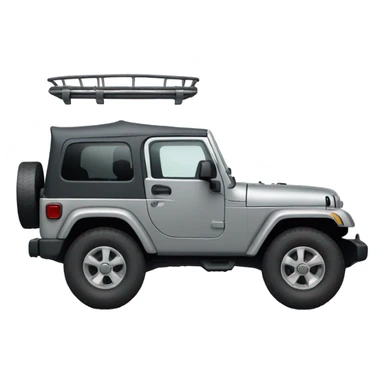 Grey Jeep sticker